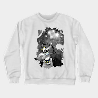 Huntress of the milky way Crewneck Sweatshirt